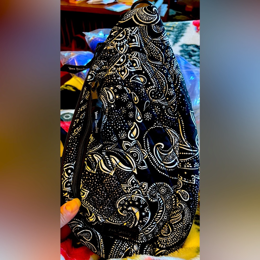✨ NEW Vera Bradley compact Sling Backpack Stellar Paisley